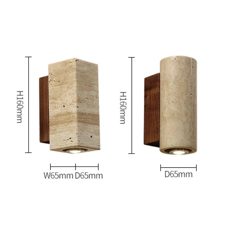 Marble Bedside Wall Sconce