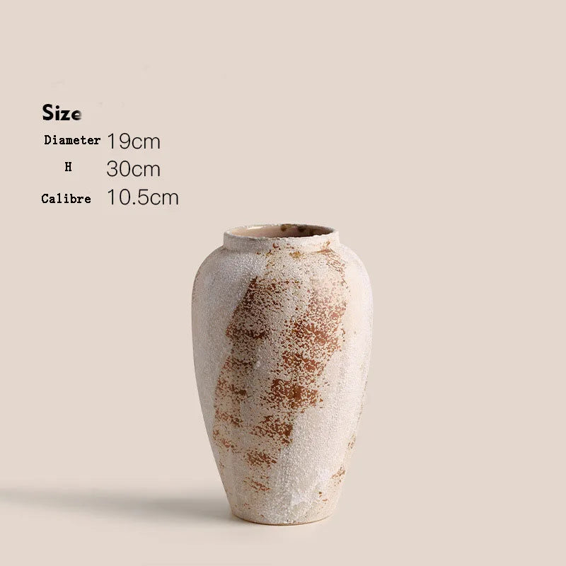 Wabi-Sabi Pottery Vase