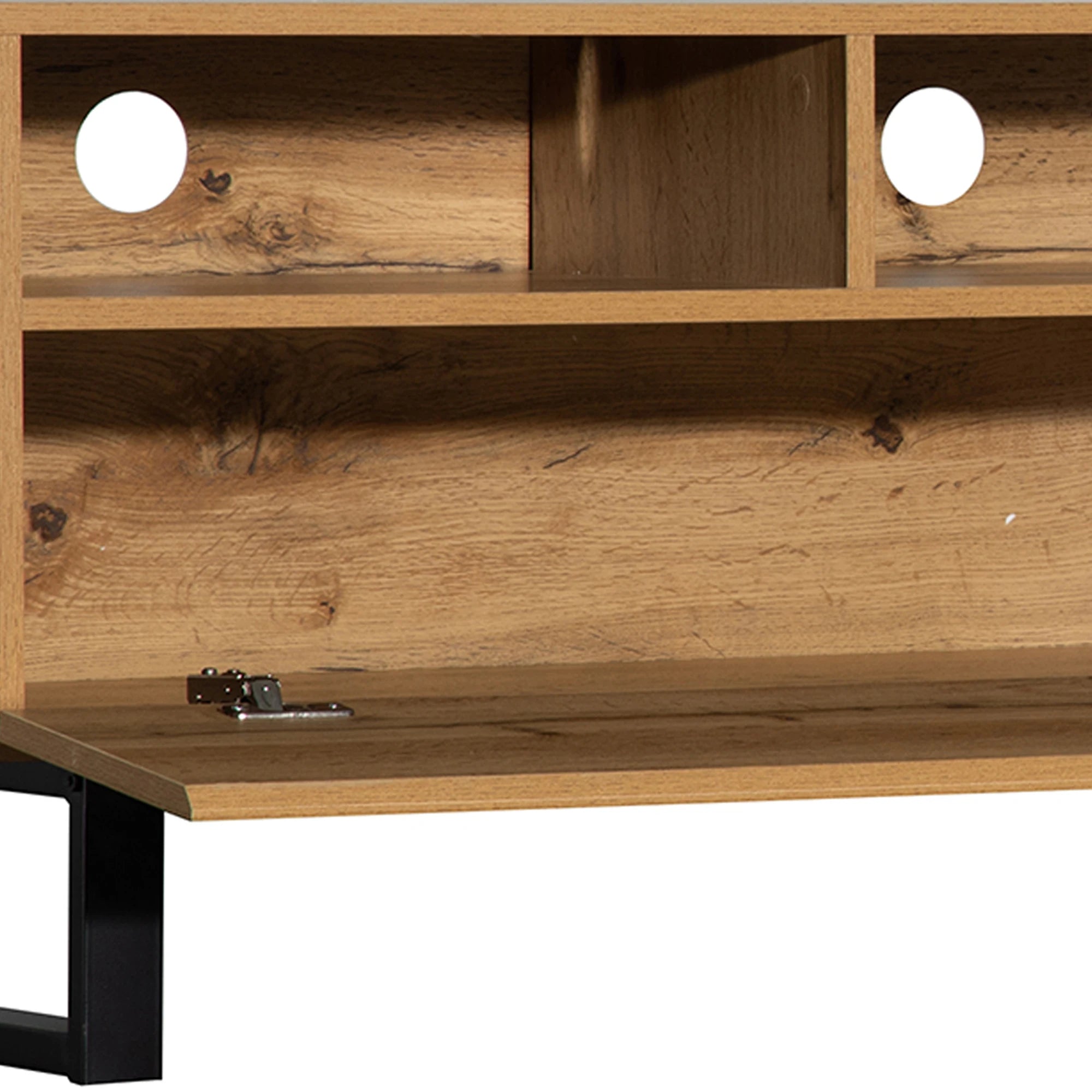 Wood Grain TV Cabinet