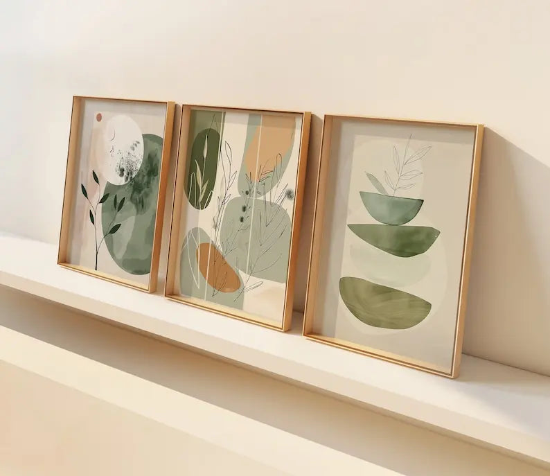 Earthy Botanical Canvas Prints