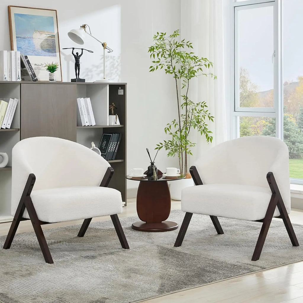 Linen Accent Armchair