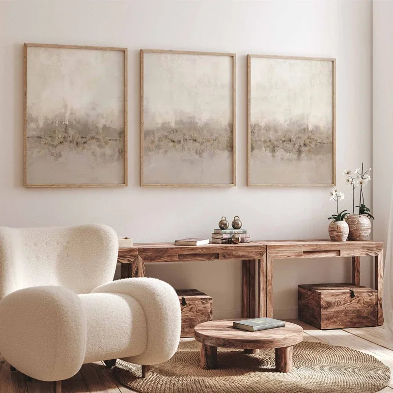 Nordic Abstract Wall Art Bohemian Neutral Simple Neutral HD Canvas Posters And Prints Home Bedroom Living Room Decor