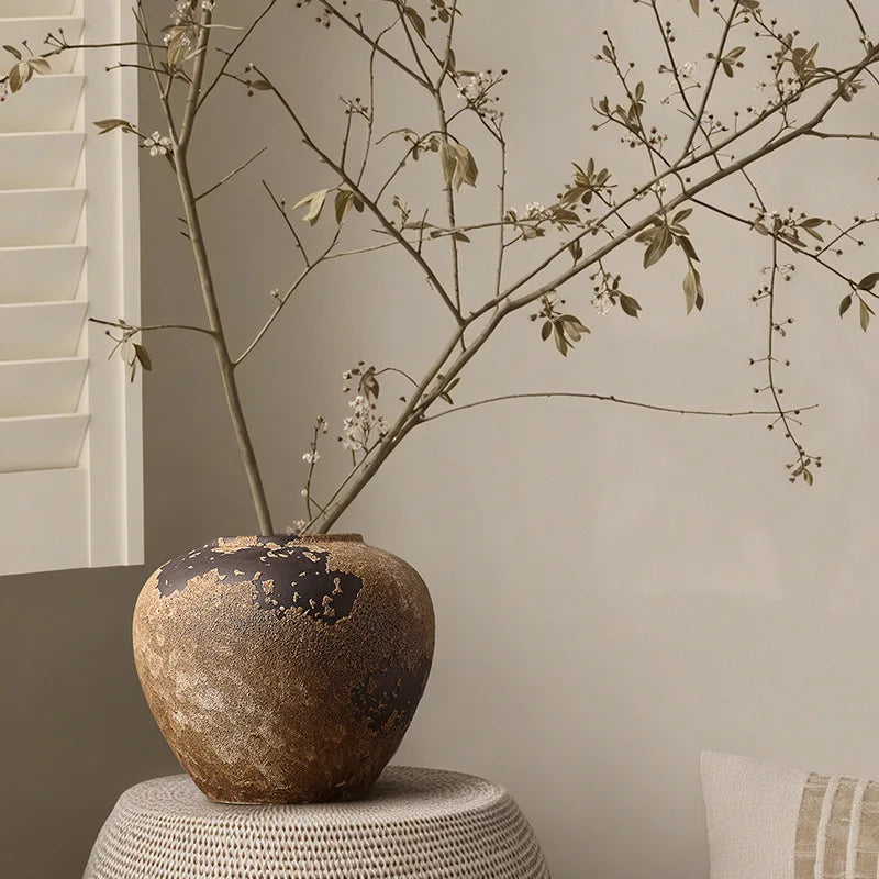 Retro Ceramic Flower Jar