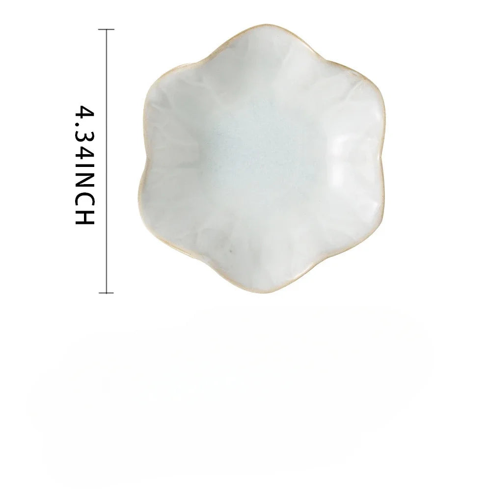Ceramic Lotus Trinket Tray