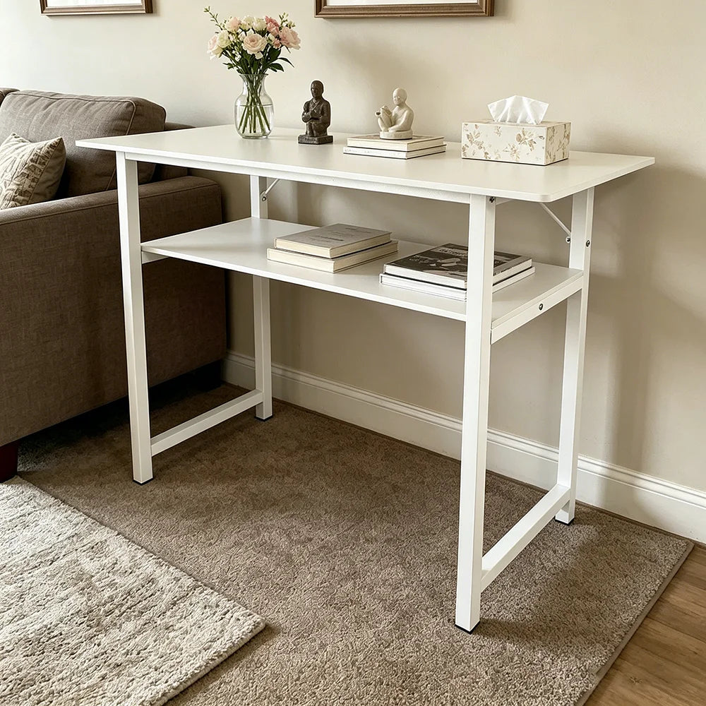 Warm White Console Table