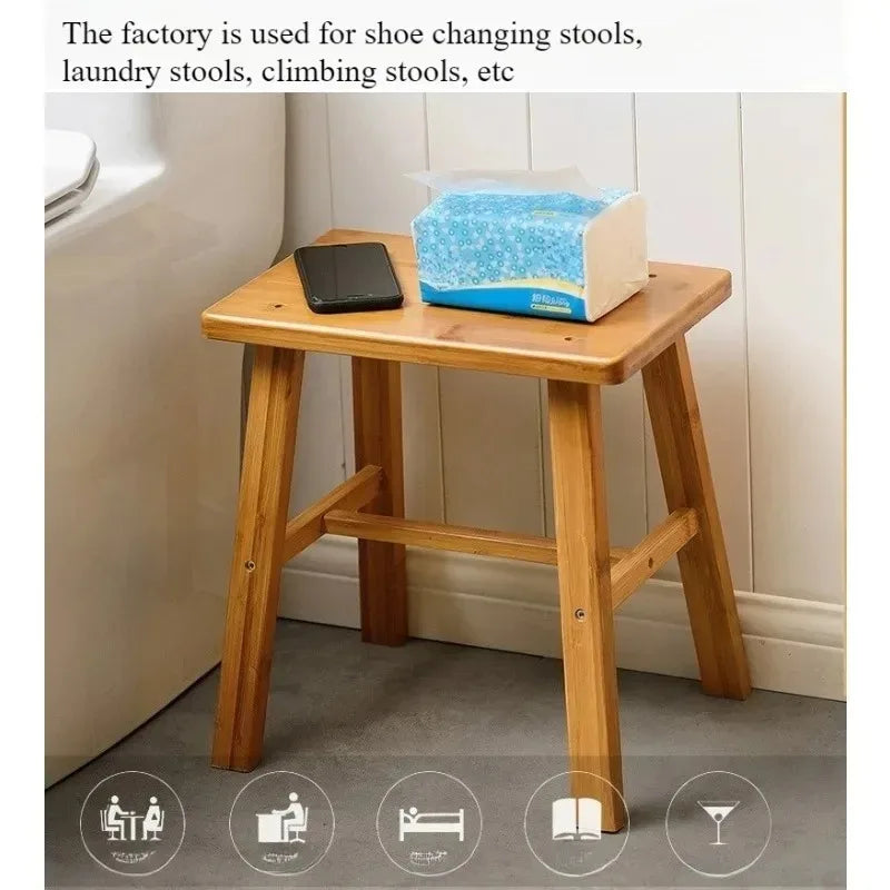 Bamboo Wooden Stool