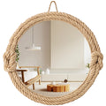 Home Decor Nordic hanging  mirror creative hanging wall sofa porch homestay style background wall decor makeup mirror