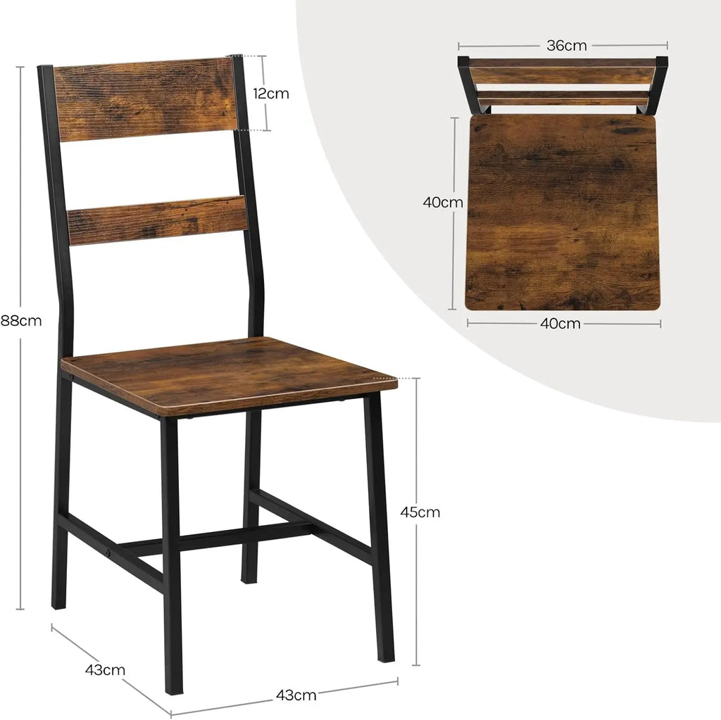 Wood Dining Chairs (Set of 2)