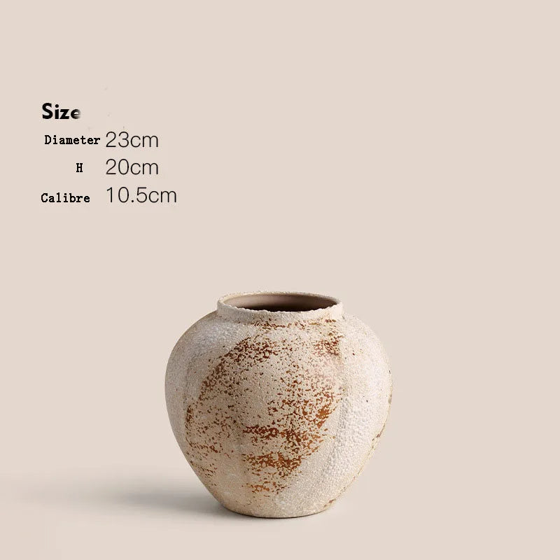 Wabi-Sabi Pottery Vase