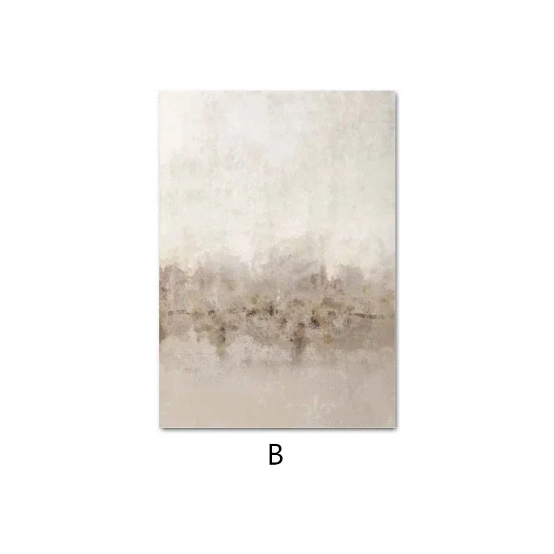 Nordic Abstract Wall Art Bohemian Neutral Simple Neutral HD Canvas Posters And Prints Home Bedroom Living Room Decor