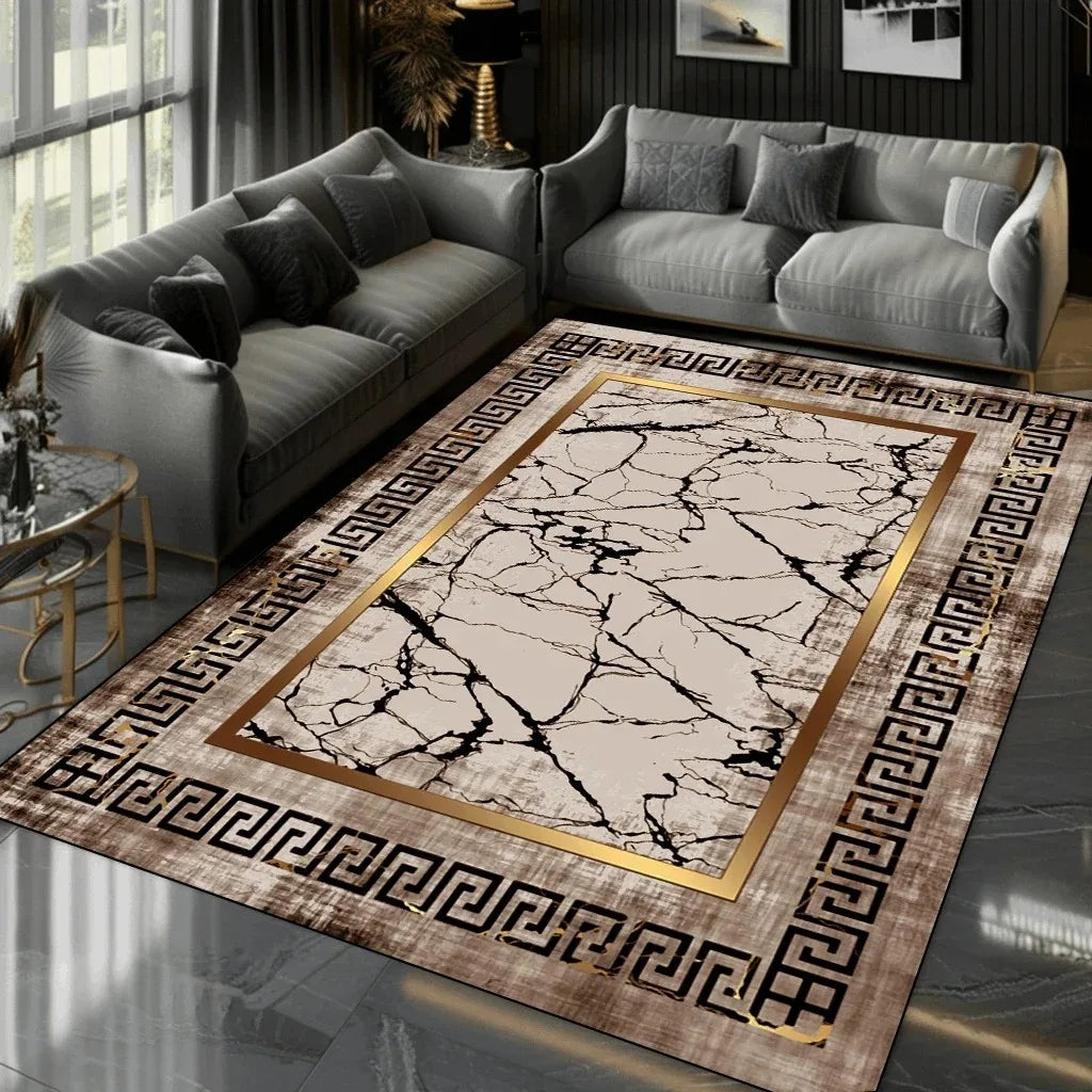 Nordic Luxury  Living Room Carpet Home Decoration Modern Bedroom Large Area Rugs Elastic Washable Non-slip Door Mat