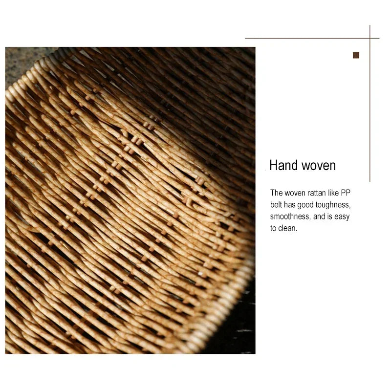 Rattan-Effect Fruit Basket