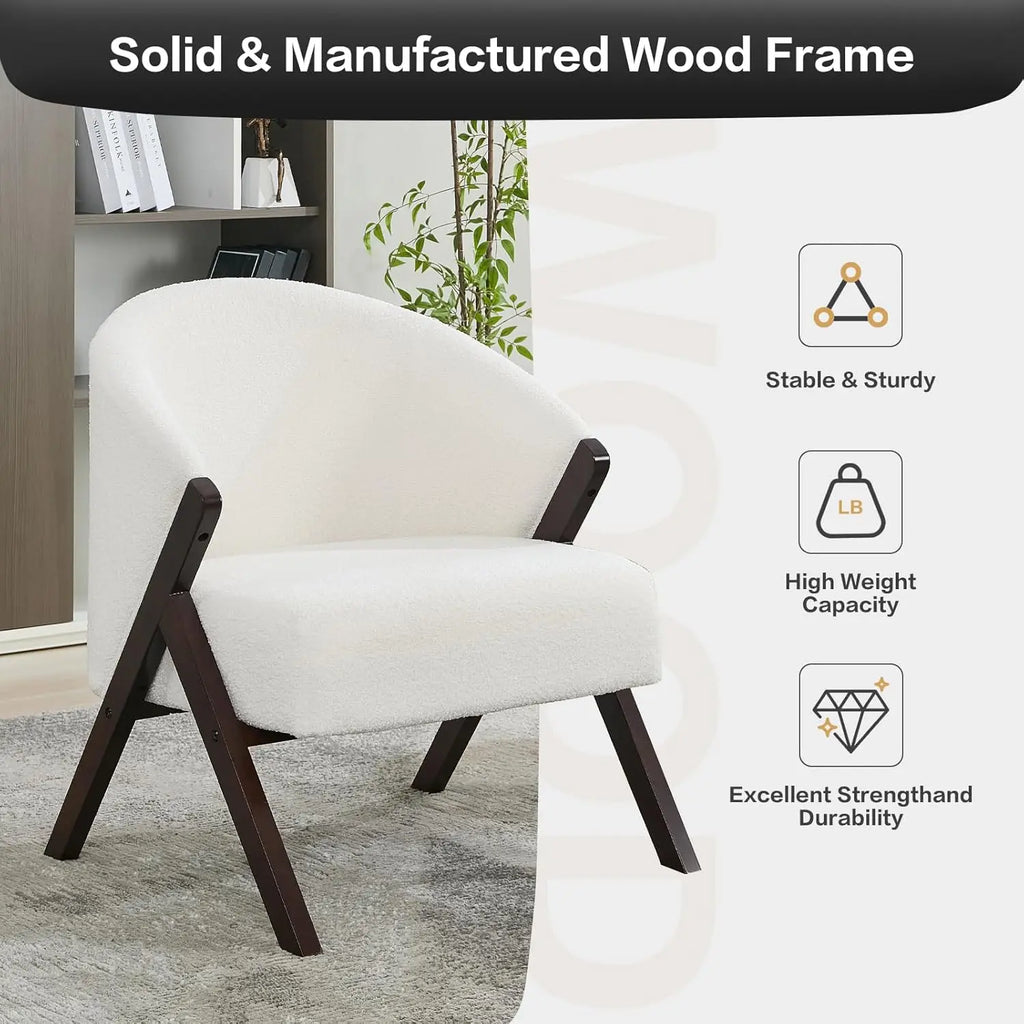 Linen Accent Armchair