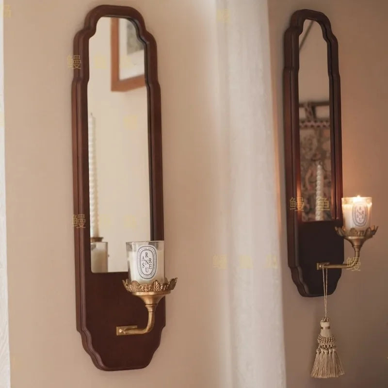 Ornate Wooden Wall Mirror