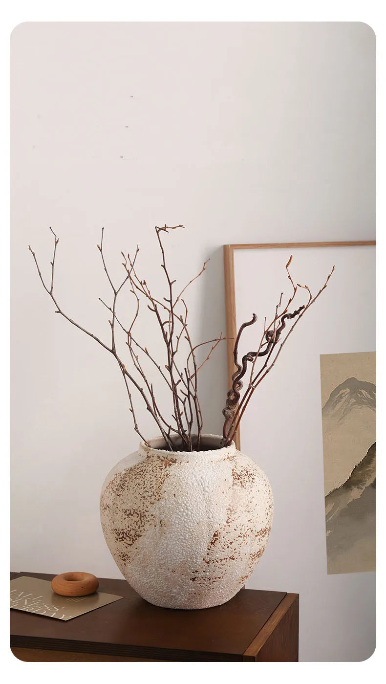 Wabi-Sabi Pottery Vase