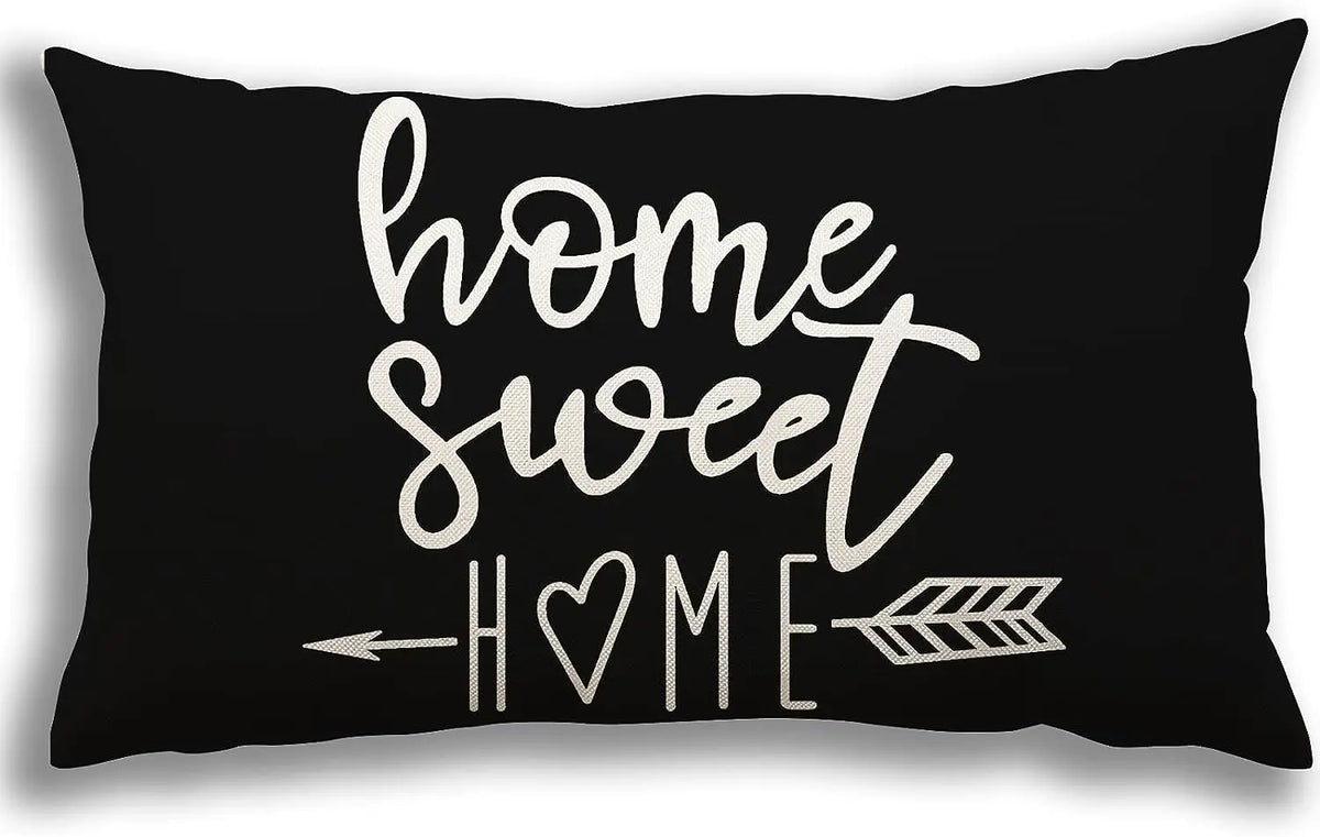 Linen Geometric Pillowcase 40x60cm Sofa Decoration Pillow Cover, Sofa Bedroom Furnishing Decoration Lumbar Cushion Cover