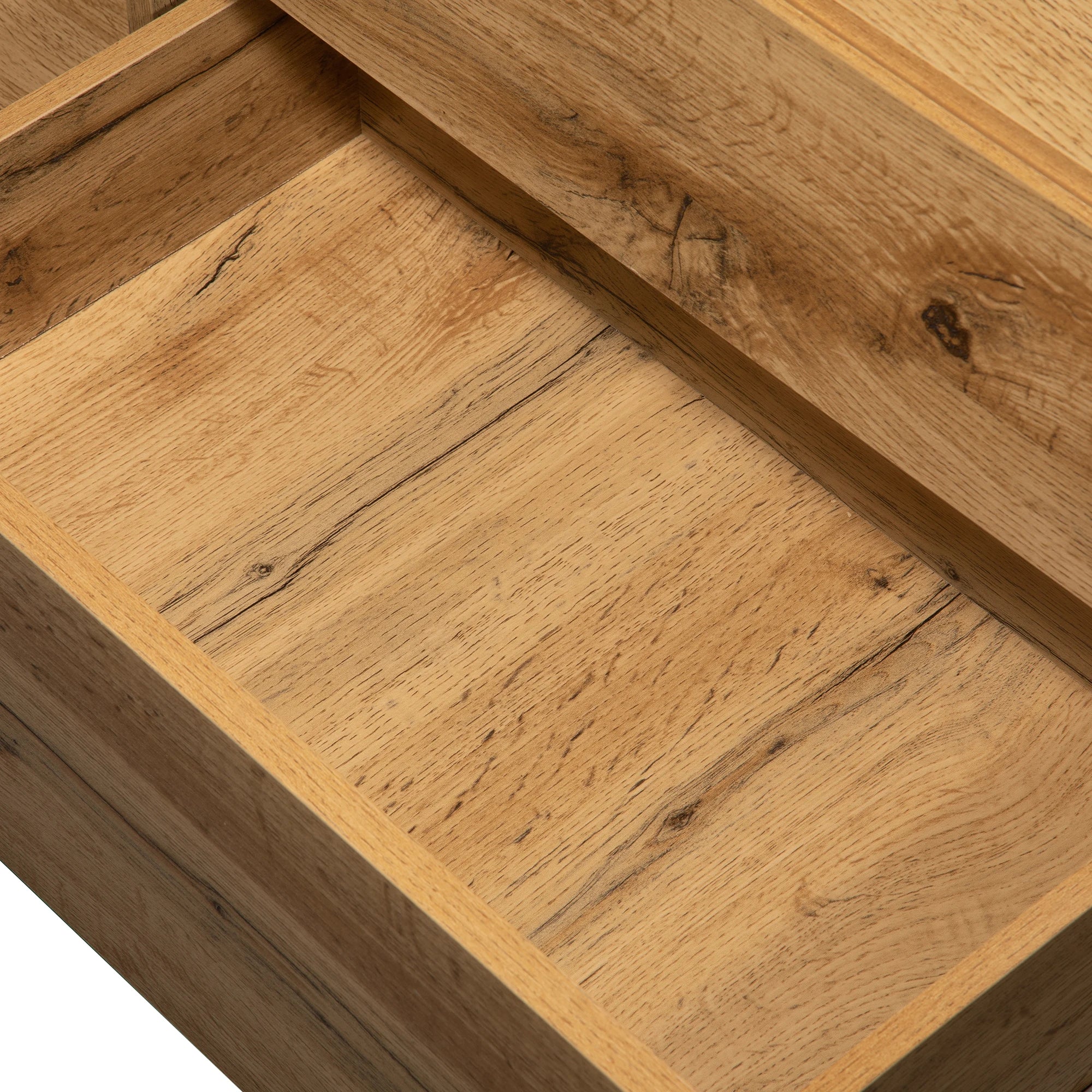 Wood Grain TV Cabinet