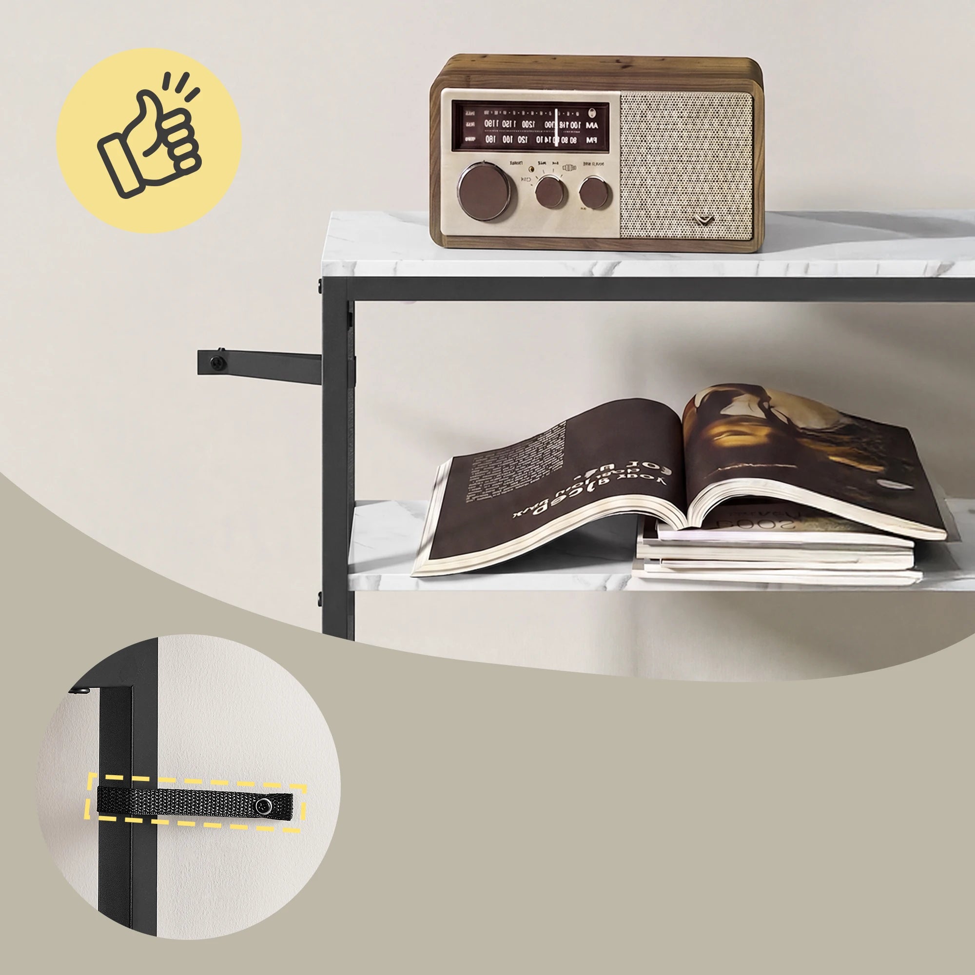 2-Tier Hallway Console Table