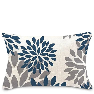 Linen Geometric Pillowcase 40x60cm Sofa Decoration Pillow Cover, Sofa Bedroom Furnishing Decoration Lumbar Cushion Cover