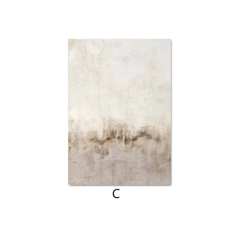 Nordic Abstract Wall Art Bohemian Neutral Simple Neutral HD Canvas Posters And Prints Home Bedroom Living Room Decor