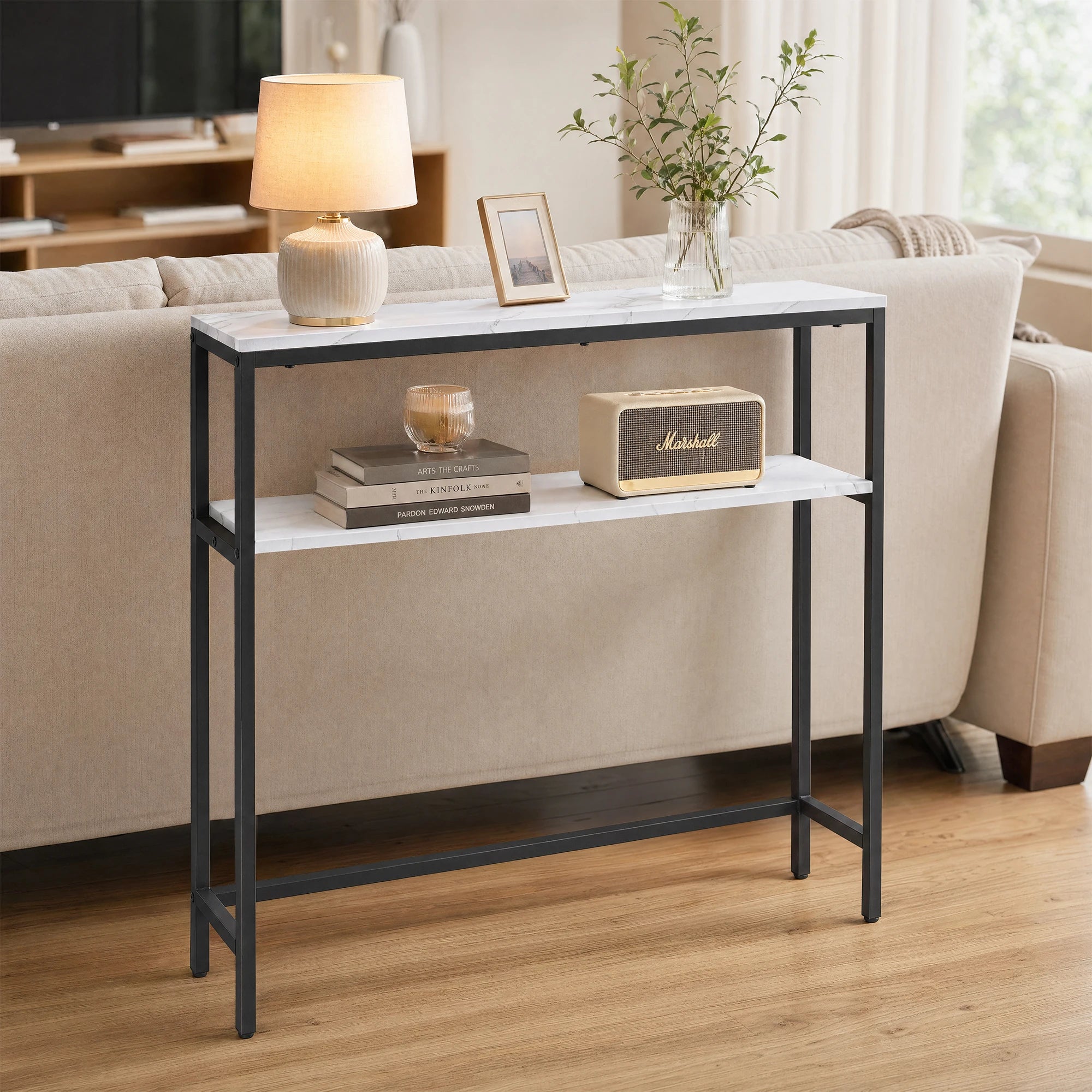 2-Tier Hallway Console Table