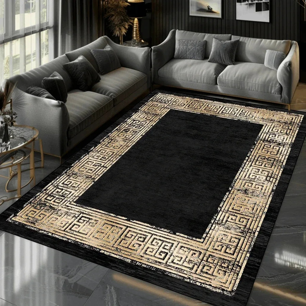 Nordic Luxury  Living Room Carpet Home Decoration Modern Bedroom Large Area Rugs Elastic Washable Non-slip Door Mat