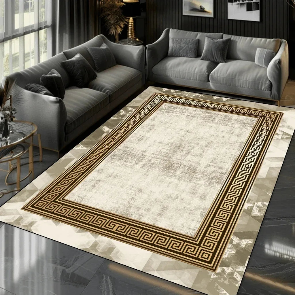 Nordic Luxury  Living Room Carpet Home Decoration Modern Bedroom Large Area Rugs Elastic Washable Non-slip Door Mat