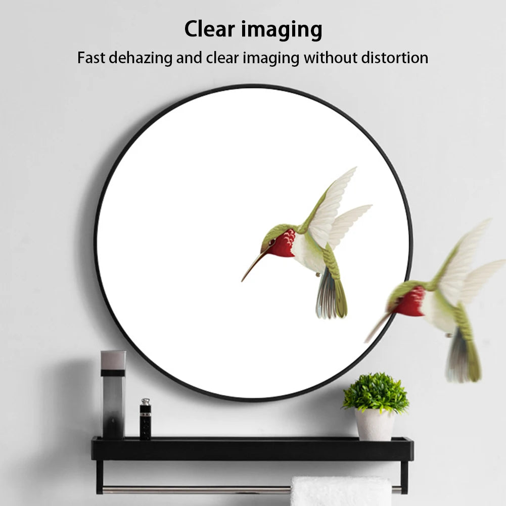 Round Framed Wall Mirror