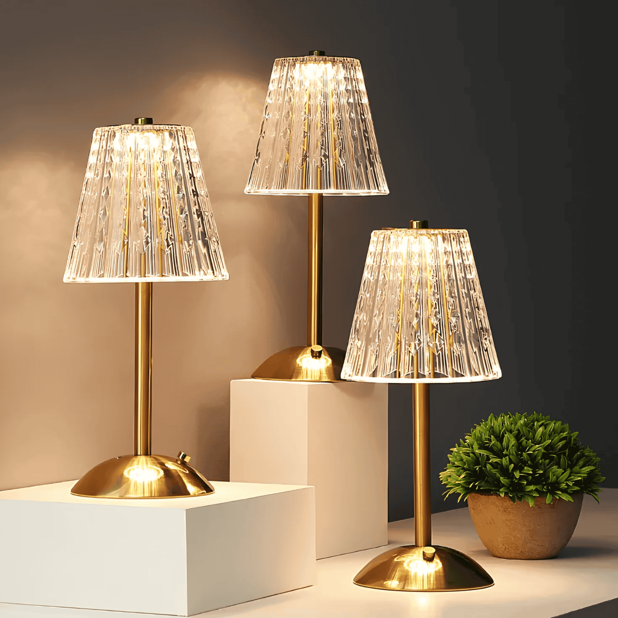 LumiCrystal Table Lamp