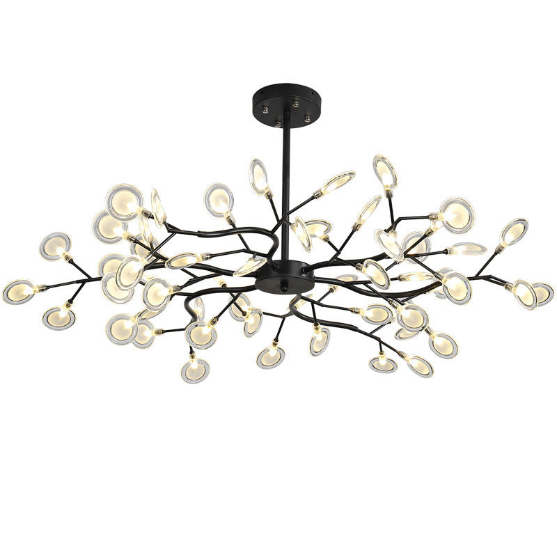 Modern Creative Petal Golden Chandelier