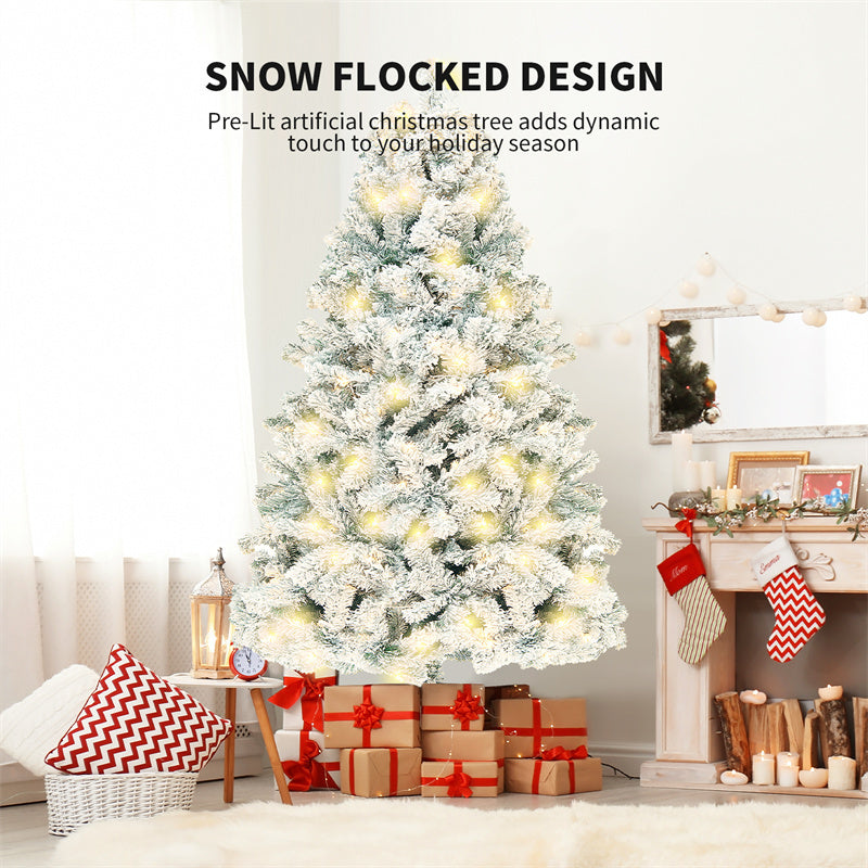 Artificial Snow Christmas Tree - Christmas Home Decor - Decor Havenly