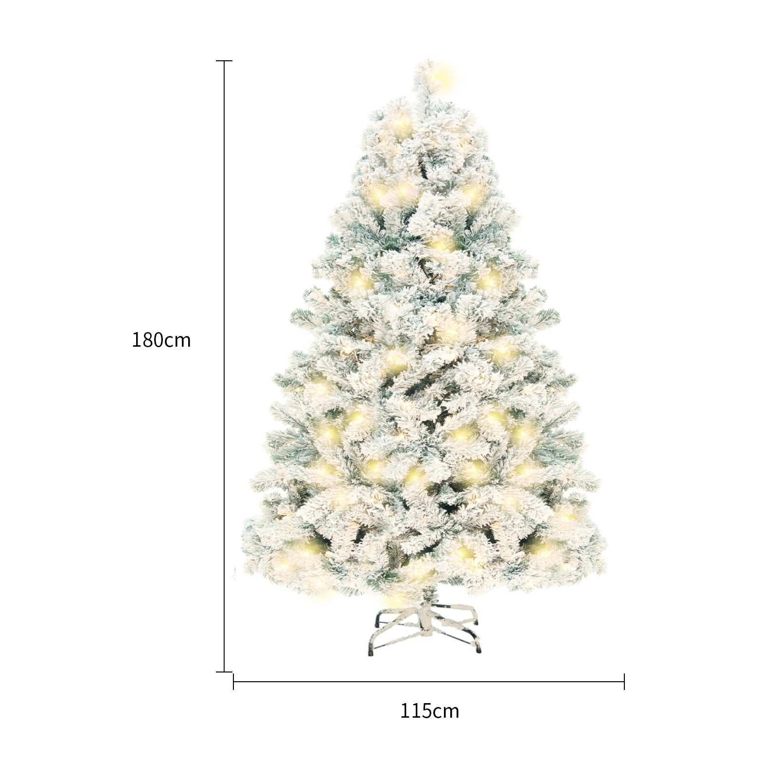 Artificial Snow Christmas Tree - Christmas Home Decor - Decor Havenly