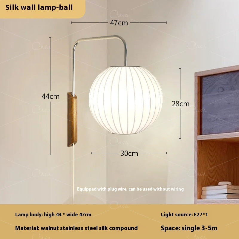 Japanese Wall Lamp - Wabi Sabi Decor - Decor Havenly