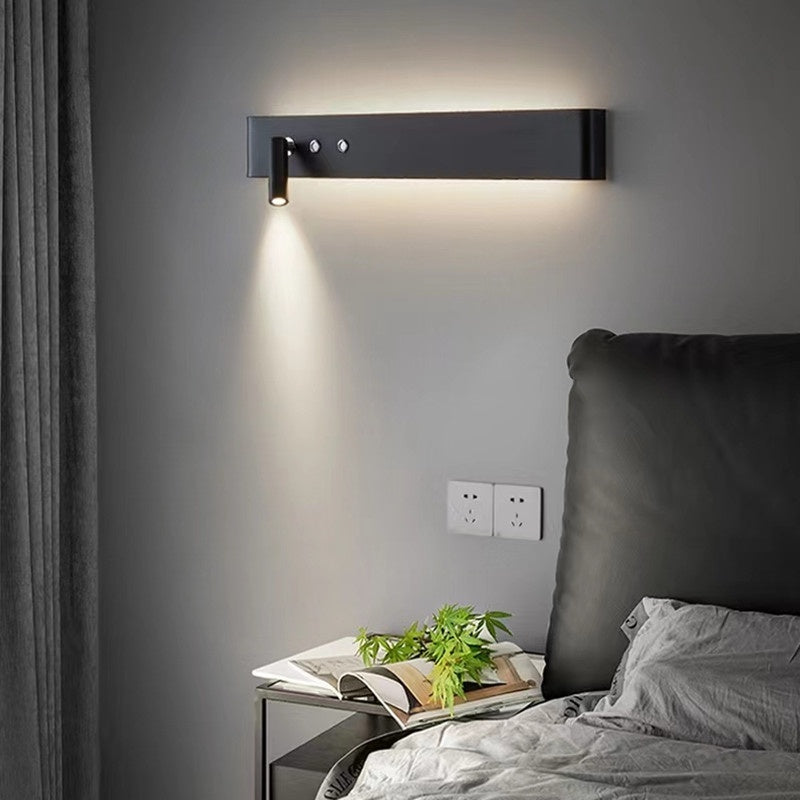 Sleek Bedside Lamp - Iron Wall Light - Decor Havenly