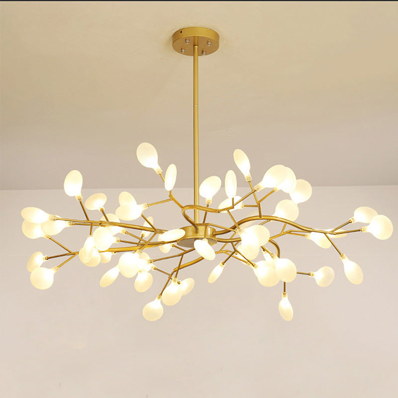 Modern Creative Petal Golden Chandelier