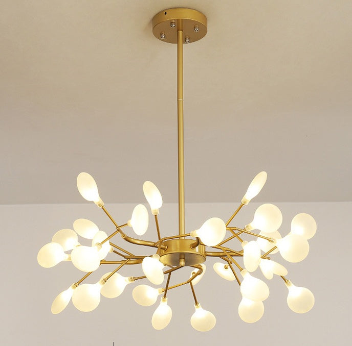 Modern Creative Petal Golden Chandelier