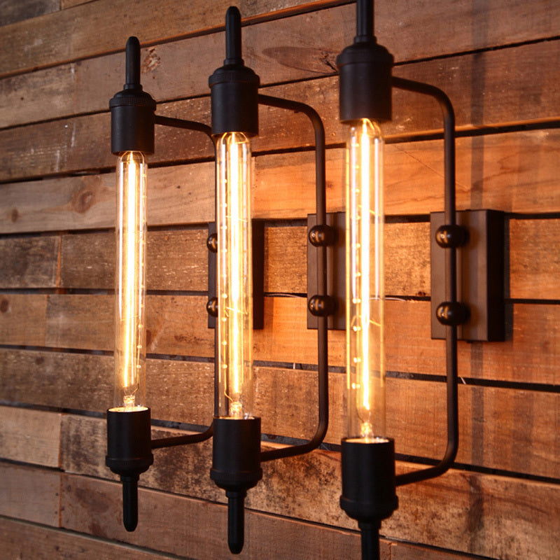 American Country Aisle Steam Pipe Wall Lamp