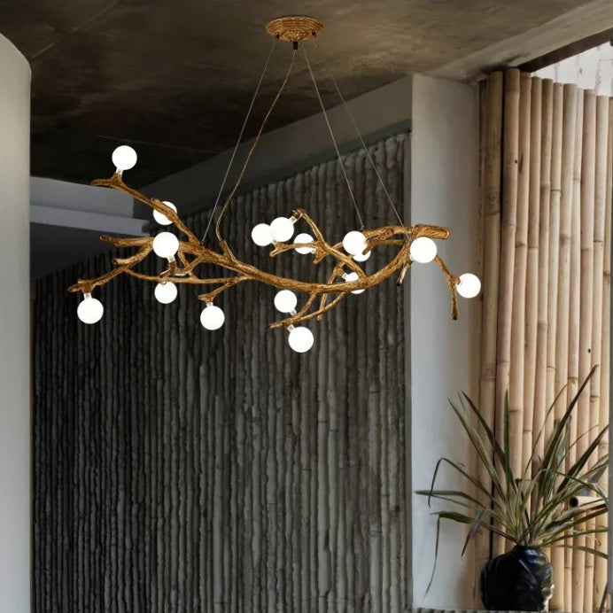 Zen Branch Chandelier - Wabi-Sabi Chandelier - Decor Havenly