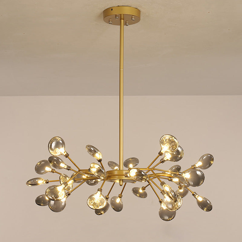 Modern Creative Petal Golden Chandelier