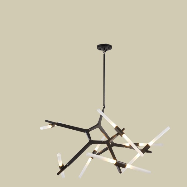 Modern Geometric Halo Chandelier - modern lighting - Decor Havenly