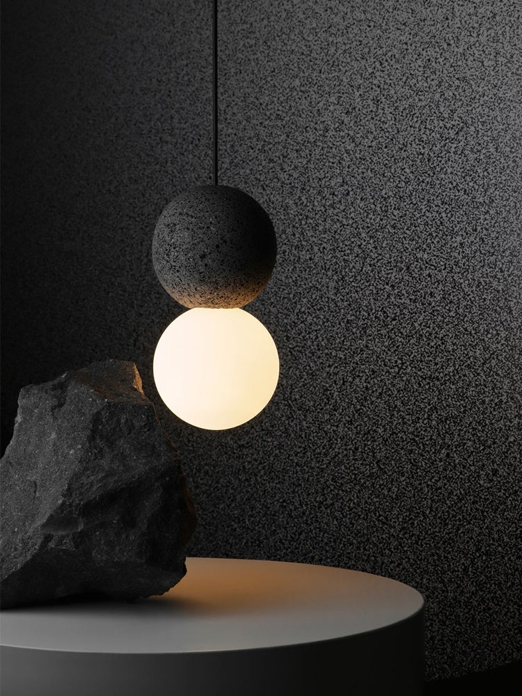 Modern Nordic Terrazzo Bar Chandelier