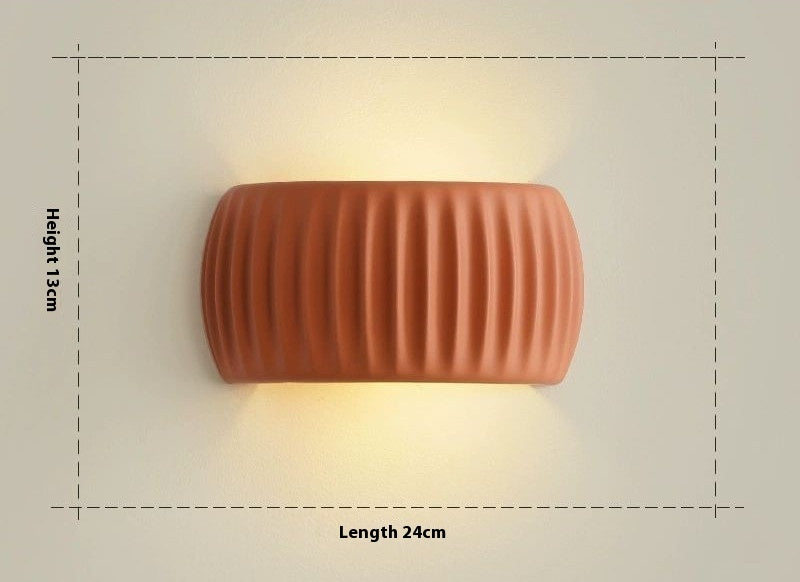 Ribbed Wall Lamp - Modern Wall Sconce - Decor Havenly