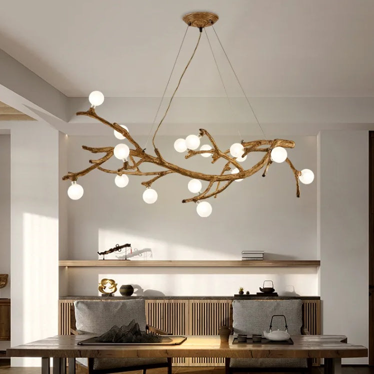 Zen Branch Chandelier - Wabi-Sabi Chandelier - Decor Havenly