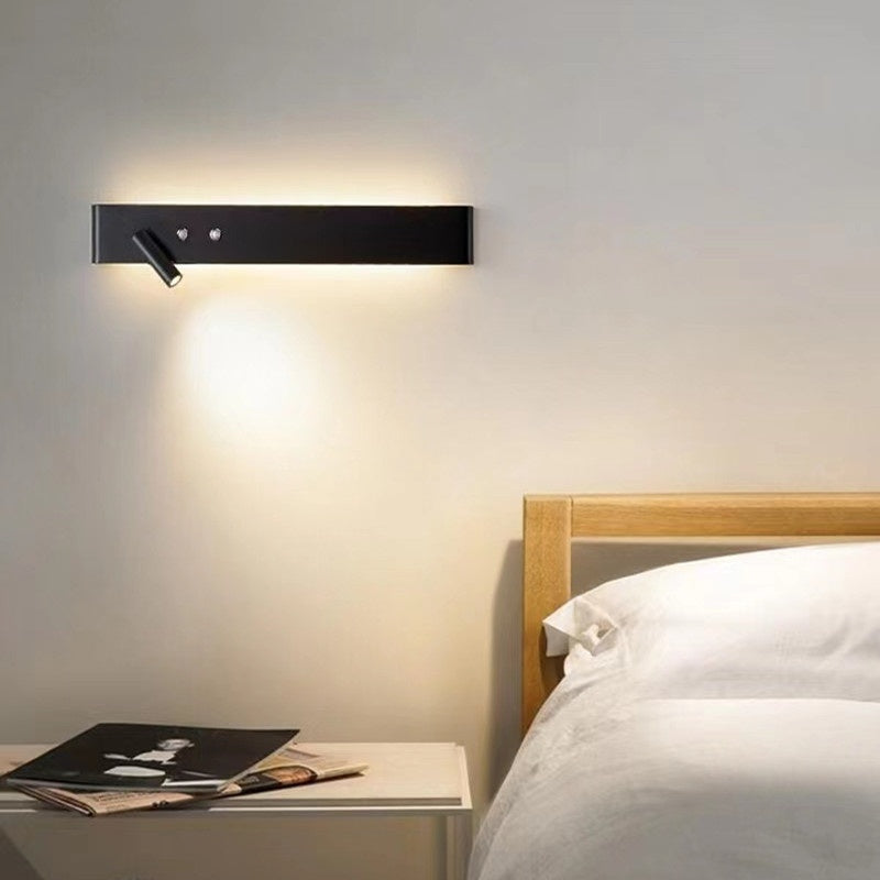 Sleek Bedside Lamp - Iron Wall Light - Decor Havenly