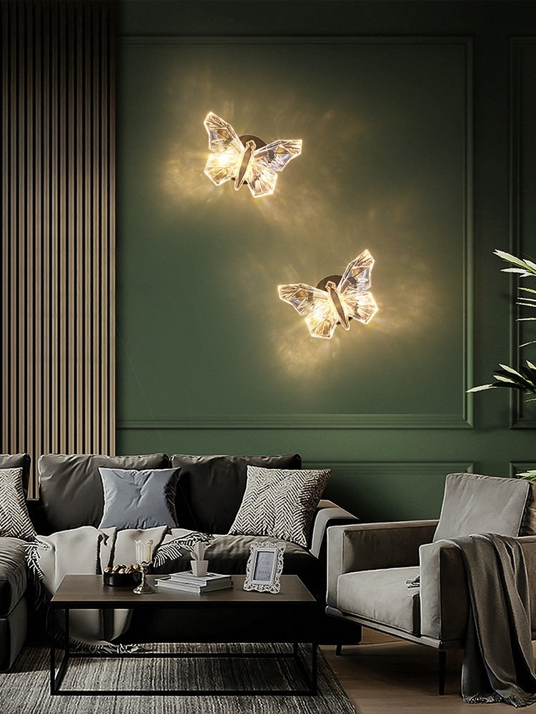 Luminous Butterfly Wall Lamp - Stylish Lighting - Decor Havenly