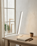 Rechargeable LED Desk Lamp styled in a Japandi interior